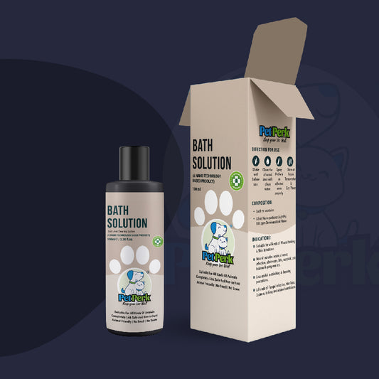 Bath Solution For Dogs | 100 ml, 1 Piece